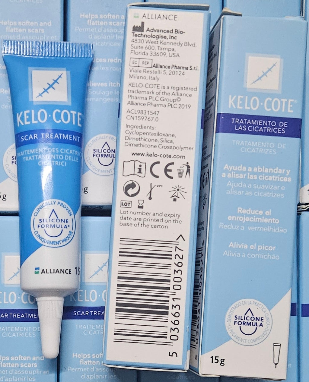 kole cote Gel cicatrice