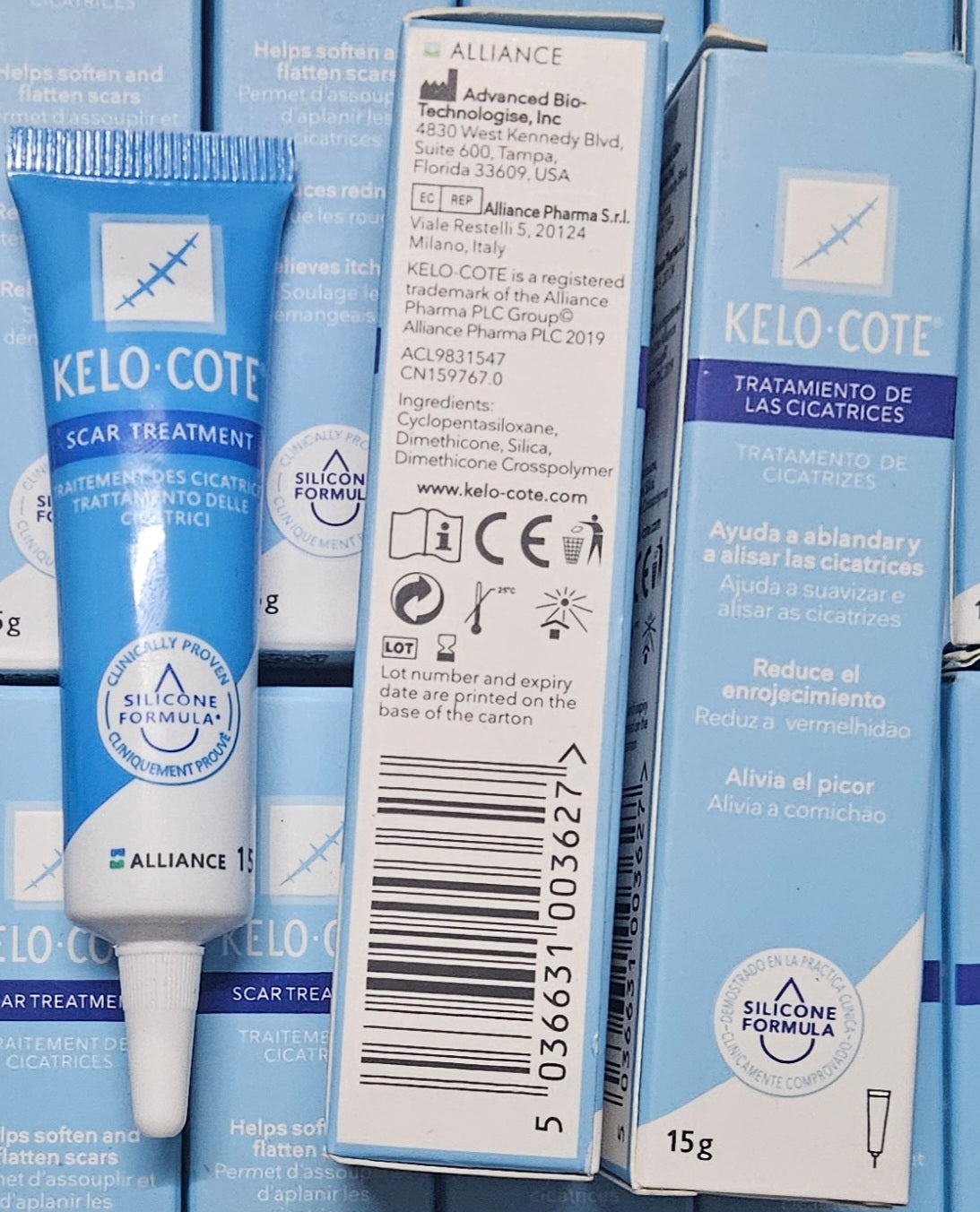 kole cote Gel cicatrice