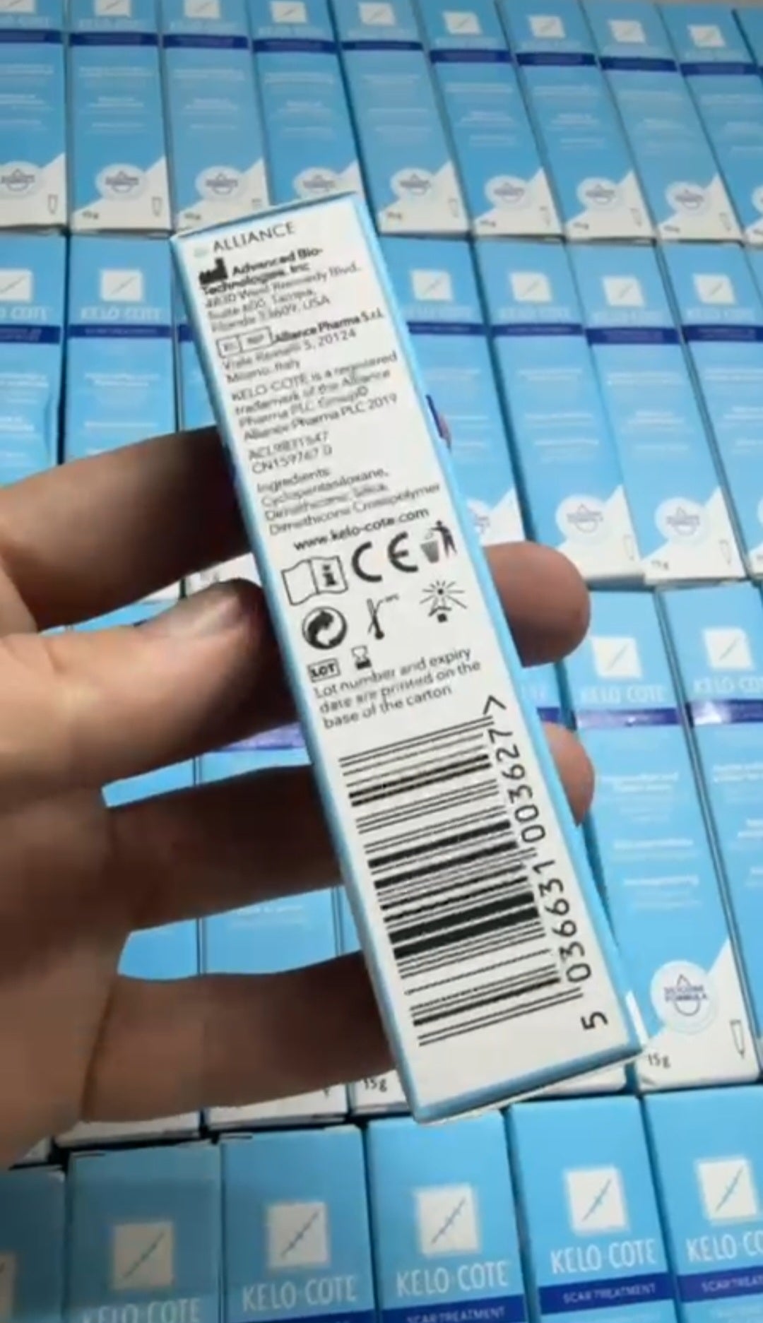 kole cote Gel cicatrice